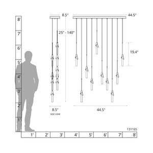 Linear Pendant Lilium 10 Light Linear Pendant