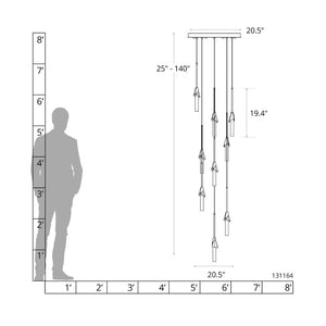 Interior Pendant Lilium 9 Light Round Pendant