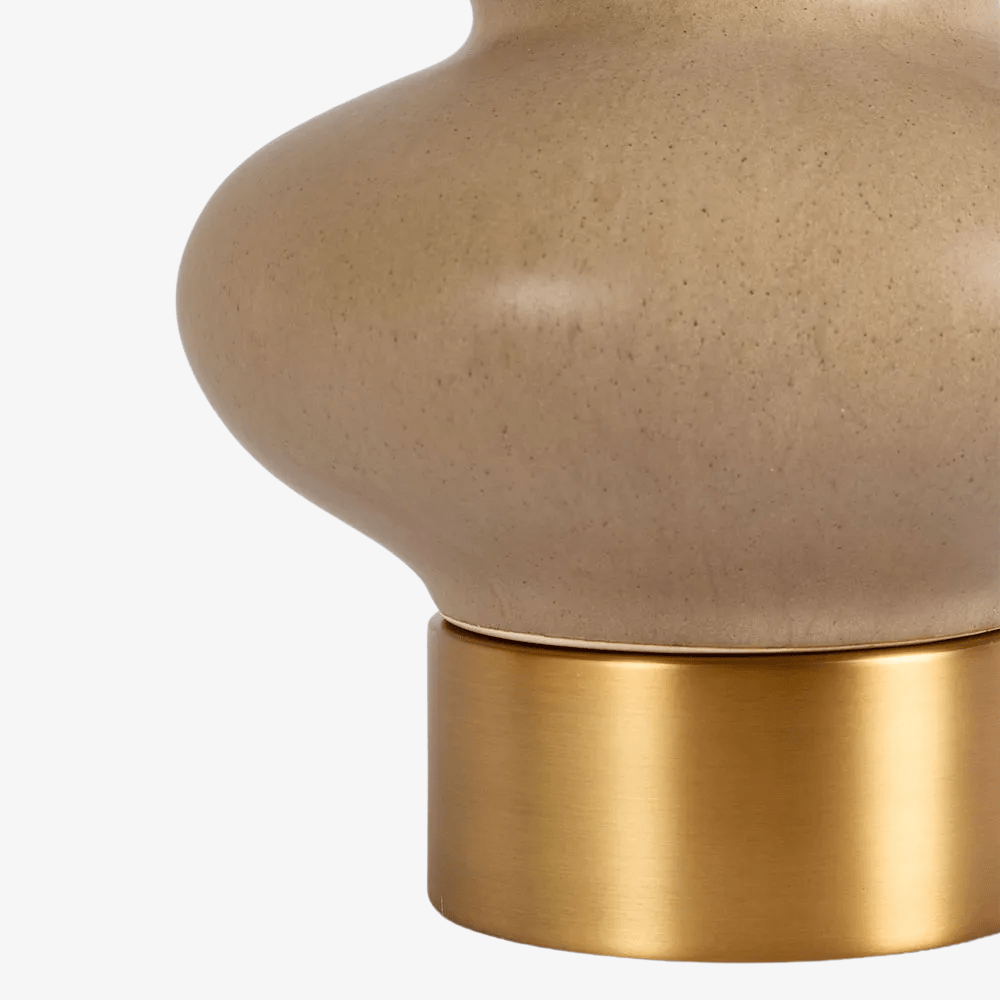 Table Lamps Linden Sandstone Table Lamp & Linen Shade