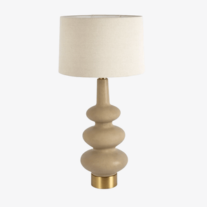Table Lamps Linden Sandstone Table Lamp & Linen Shade