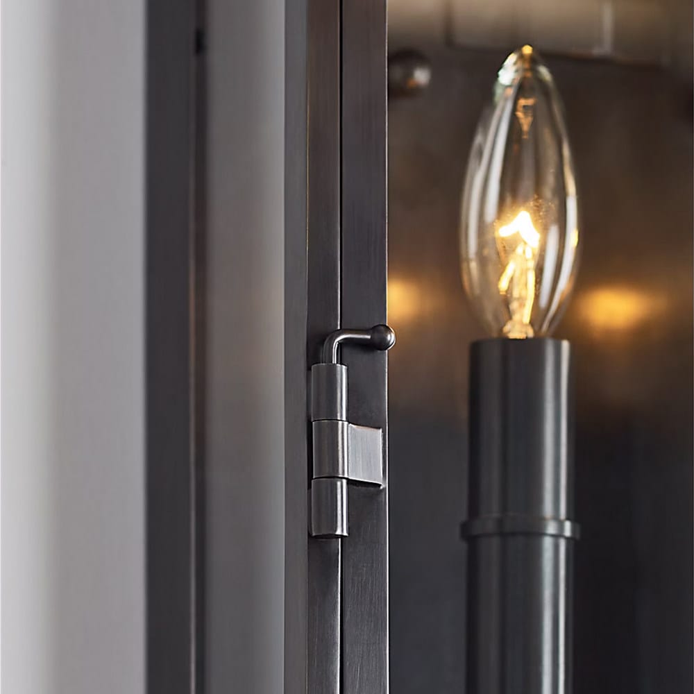 Exterior Wall Light Linear Lantern Tall
