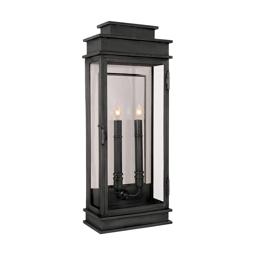 Exterior Wall Light Linear Lantern Tall