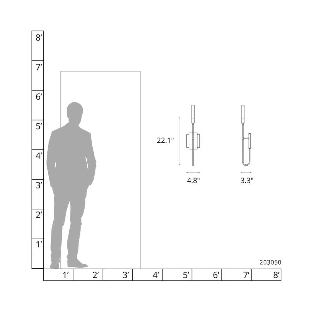 Interior Wall Light / Sconce Lisse 1 Light Sconce
