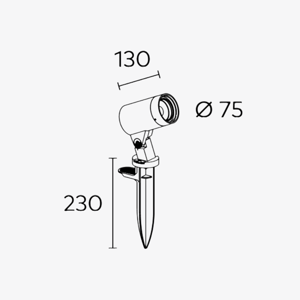 Exterior Spike Light Locus Spike Spotlight - 24V