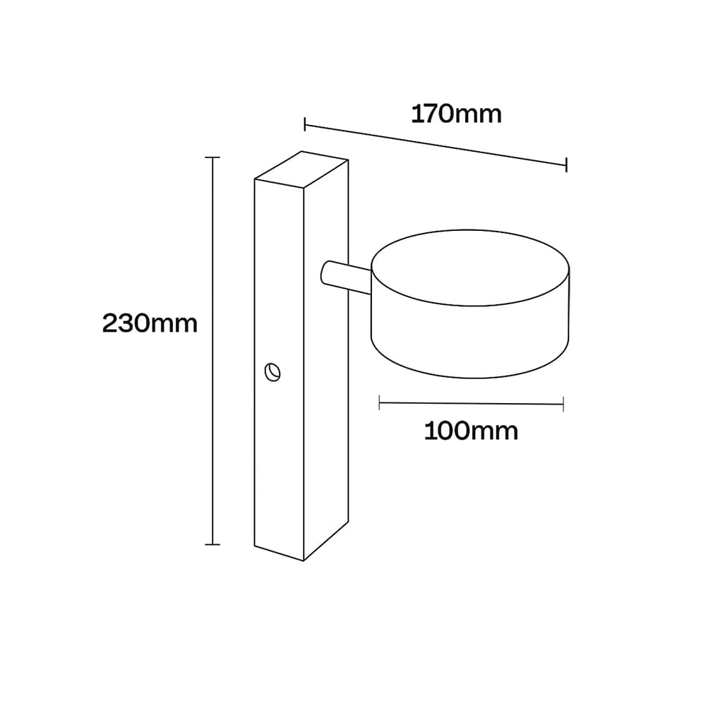 Bedside Wall Lights Loom Stone Adjustable Wall Light