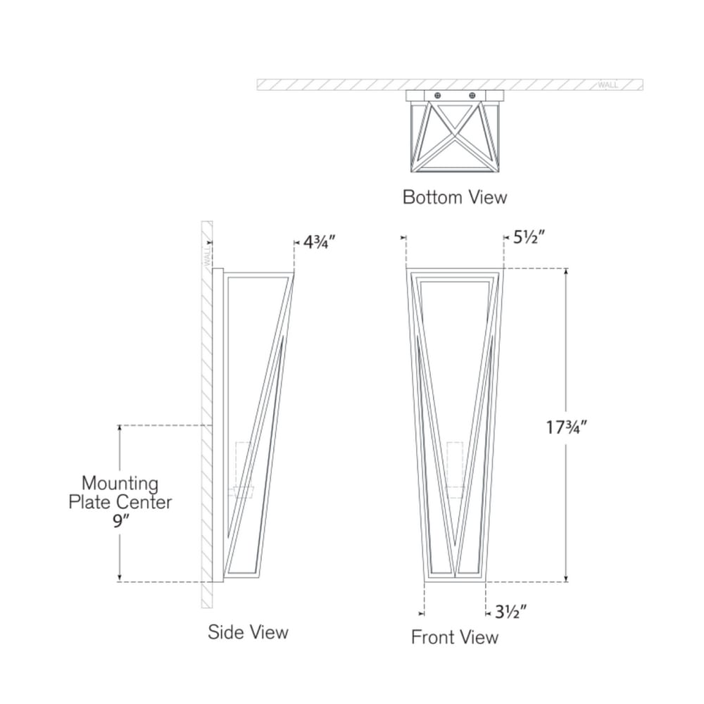 Interior Wall Light / Sconce Lorino Medium Sconce