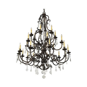 Chandelier Louis 15th Chandelier with Cream Candle Covers