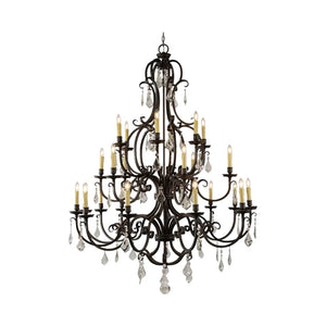 Chandelier Louis 15th Chandelier with Cream Candle Covers