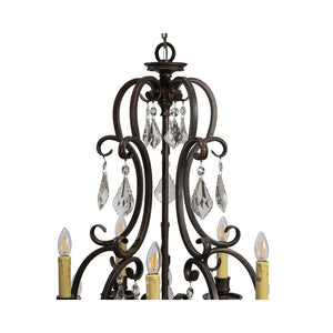 Chandelier Louis 15th Chandelier with Cream Candle Covers