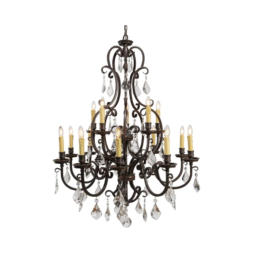Chandelier Louis 15th Chandelier with Cream Candle Covers