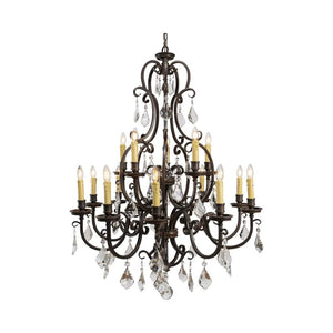 Chandelier Louis 15th Chandelier with Cream Candle Covers