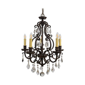 Chandelier Louis 15th Chandelier with Cream Candle Covers