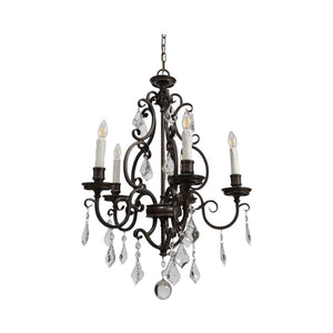 Chandelier Louis 15th Chandelier with White Candle Covers