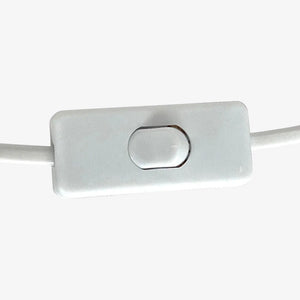 Table Lamps Lucca Blue & White Jar Shaped Lamp & Shade