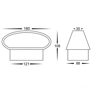 Exterior Wall Light Luxe Up & Down Wall Light