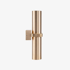 Exterior Wall Light Luz Solid Brass TRI Colour Double Up & Down Wall Pillar Lights
