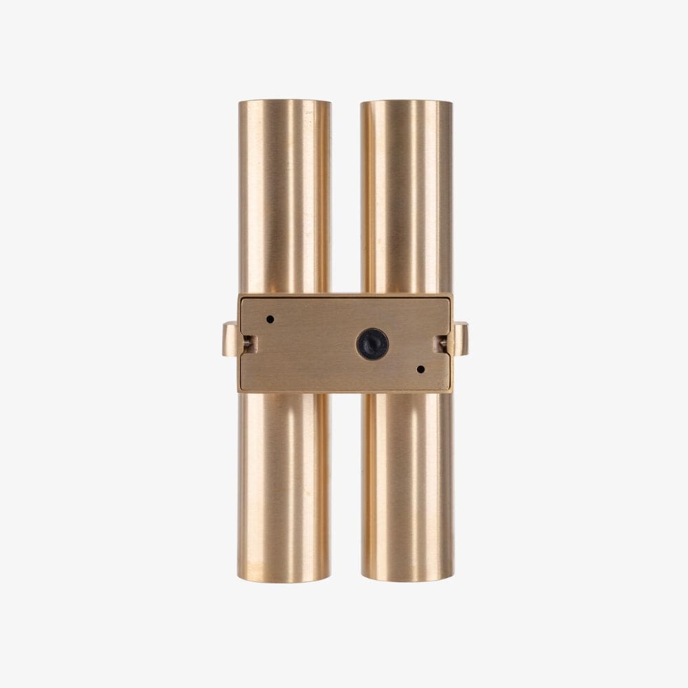 Exterior Wall Light Luz Solid Brass TRI Colour Double Up & Down Wall Pillar Lights