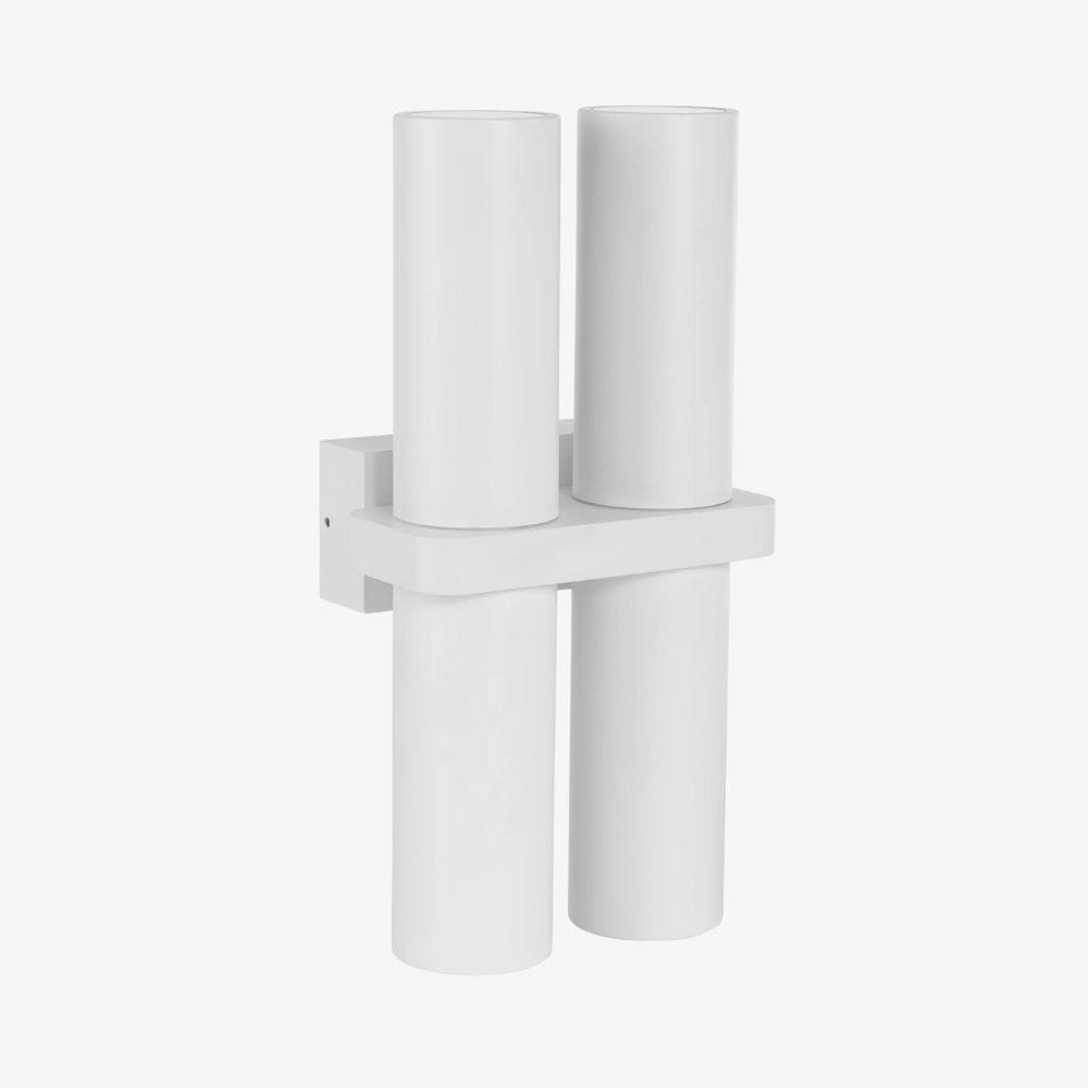 Exterior Wall Light Luz Solid Brass TRI Colour Double Up & Down Wall Pillar Lights