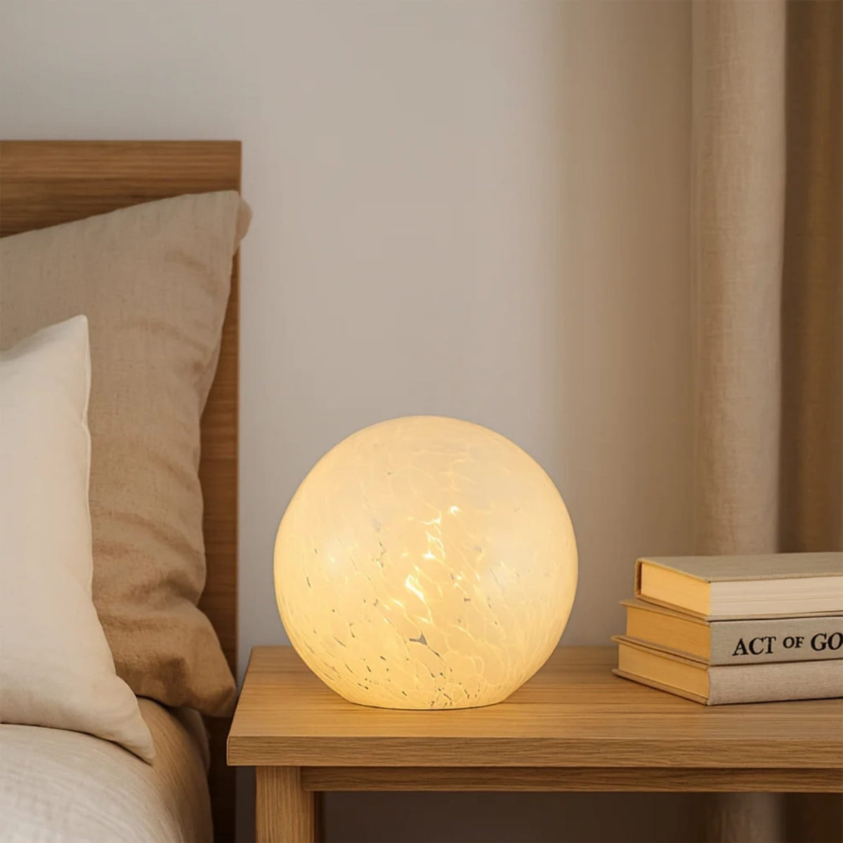 Table Lamps Lyra Glass Ball Lamp