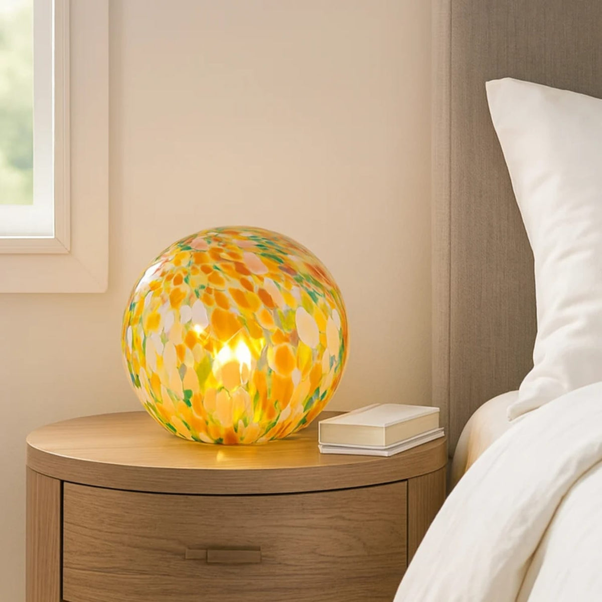Table Lamps Lyra Glass Ball Lamp