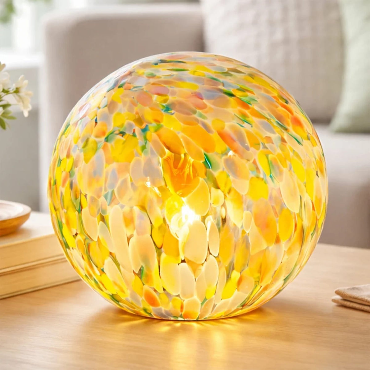 Table Lamps Lyra Glass Ball Lamp