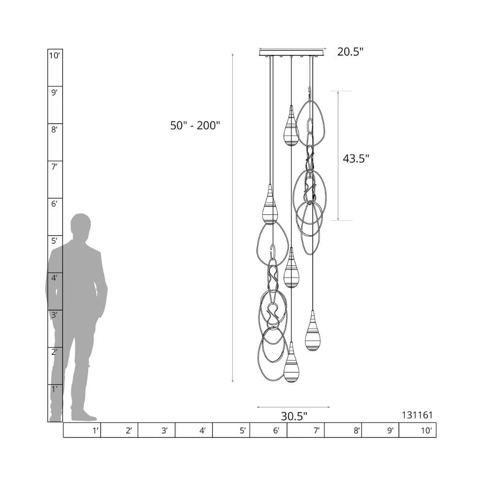 Interior Pendant Lyric 5 Light Round Pendant