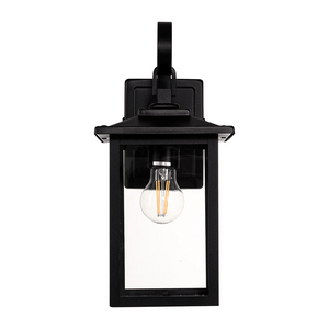 Exterior Wall Light Madix Galvanised Iron Black Wall Light