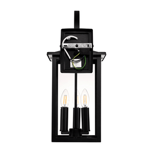 Exterior Wall Light Madix Galvanised Iron Black Wall Light