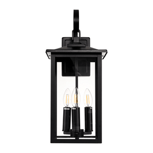 Exterior Wall Light Madix Galvanised Iron Black Wall Light