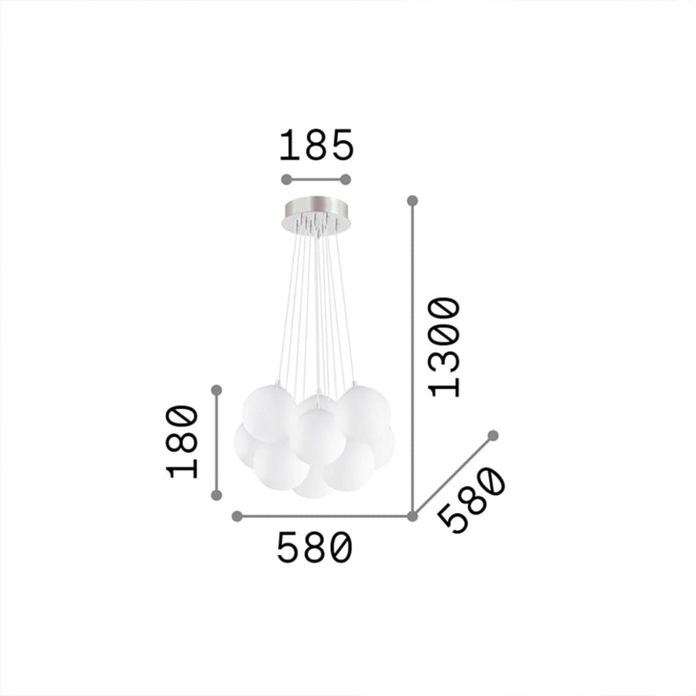 Interior Pendant Mapa 11-Light Pendant (Excess Stock)