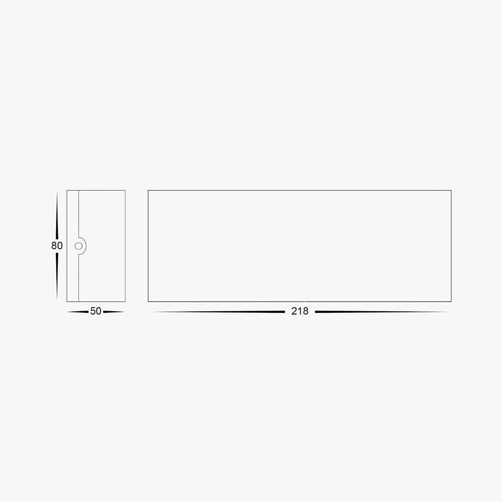 Exterior Wall Light Maro 8w Up & Down Wall Light