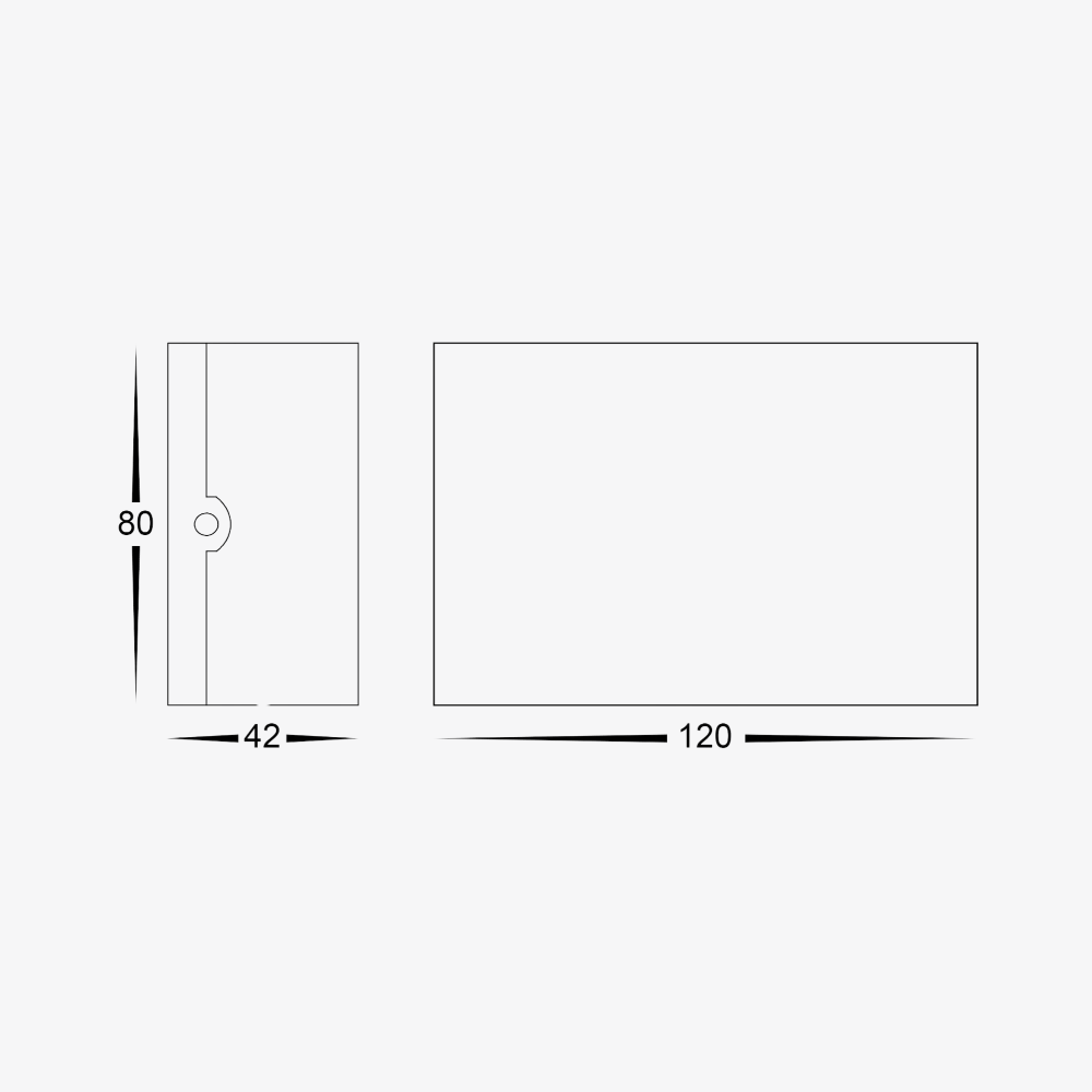 Exterior Wall Light Maro Up & Down Wall Light - 12V