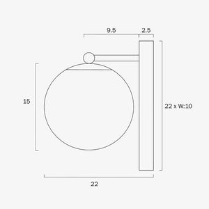 Interior Wall Light / Sconce Marsten Wall Light