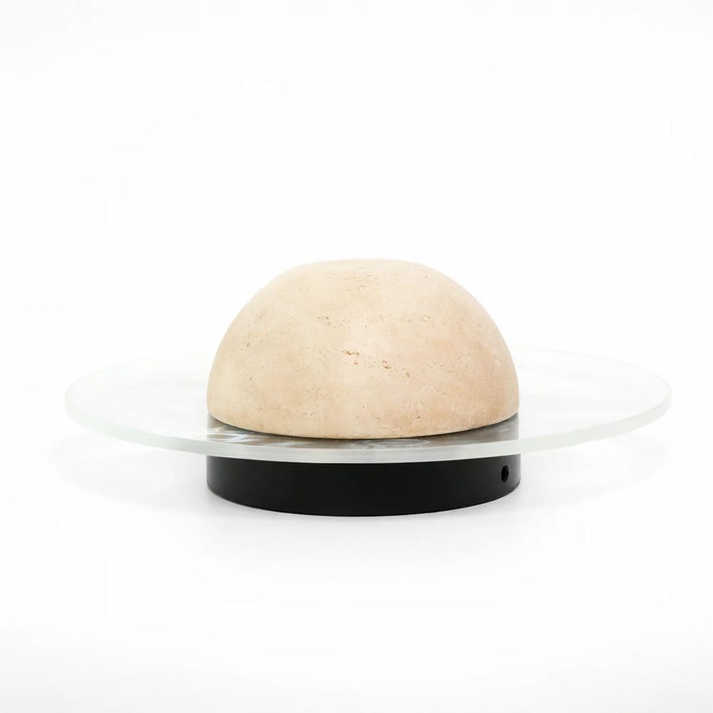 Interior Wall Light / Sconce Maru Travertine Stone Wall Sconce