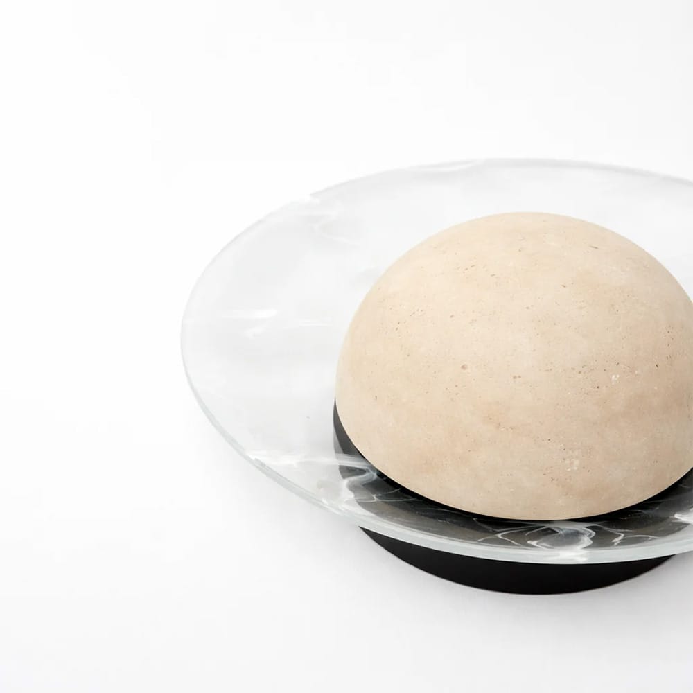 Interior Wall Light / Sconce Maru Travertine Stone Wall Sconce