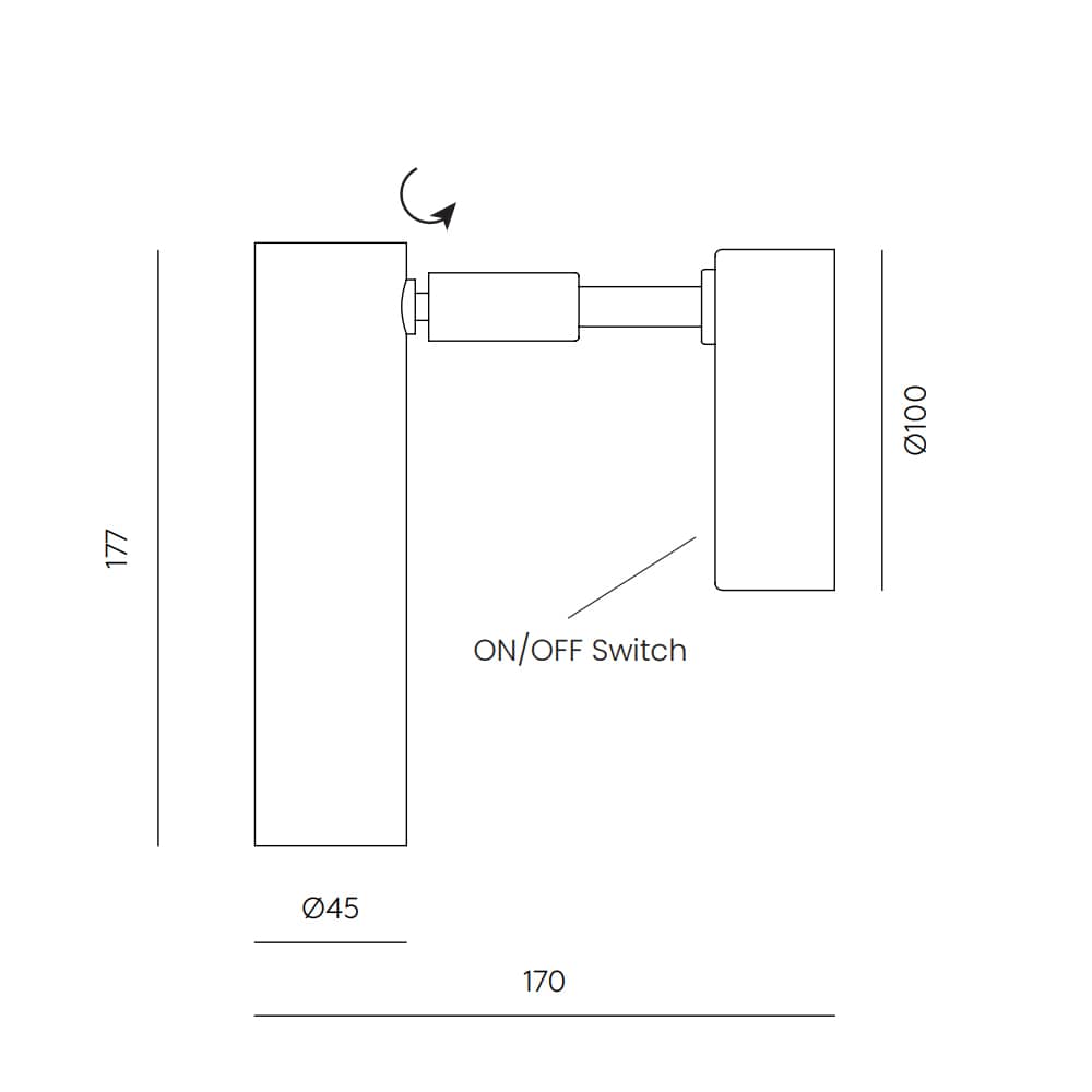 Bedside Wall Lights Maru Wall Light