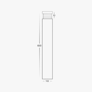 Bollards MAXI 600 Bollard - 12V
