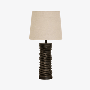 Table Lamps Mayfair Ribbed Cylinder Lamp Base