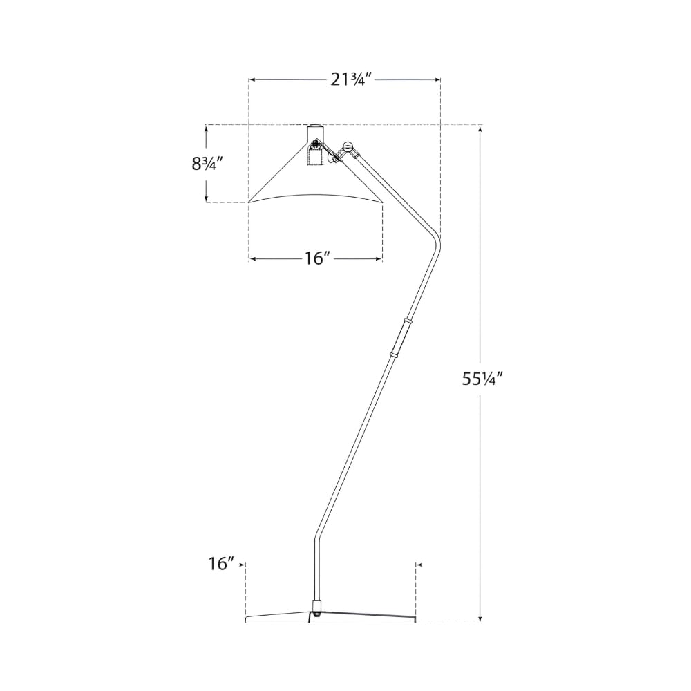 Floor Lamps Mayotte Large Offset Floor Lamp