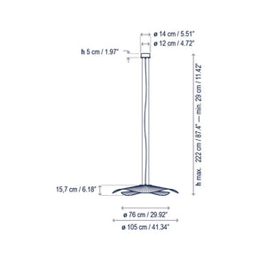Interior Pendant Mediterrania S105/02 Pendant - White