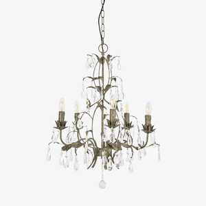 Chandelier Medium Taupe Chandelier