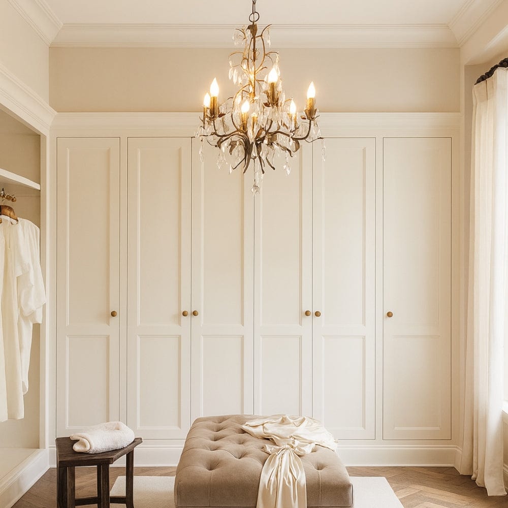 Chandelier Medium Taupe Chandelier