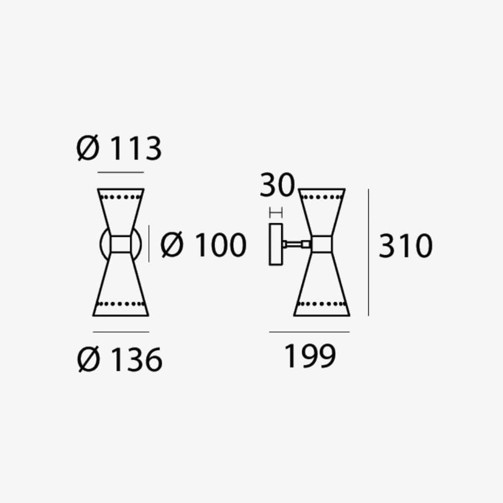 Interior Wall Light / Sconce Megafono Wall Lamps