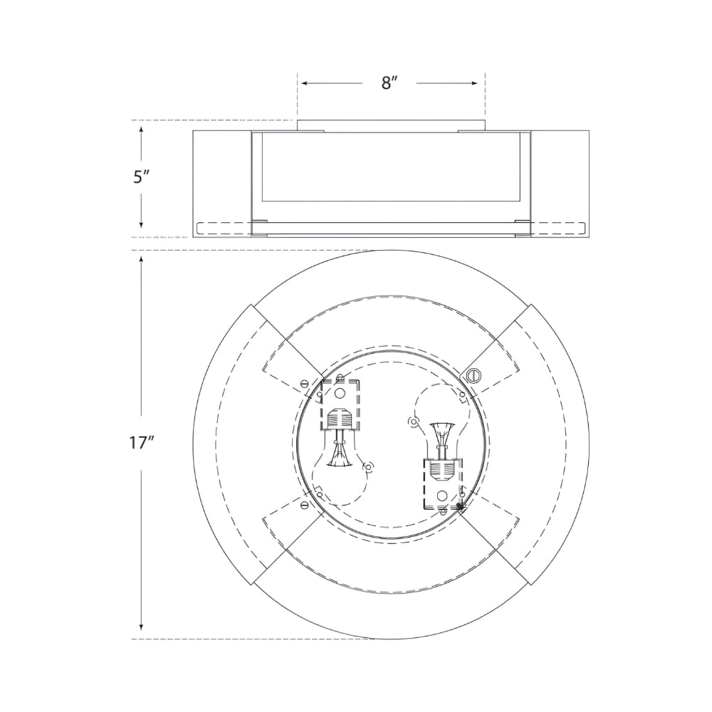 Interior Flush & Semi Flush Melange Large Flush Mount