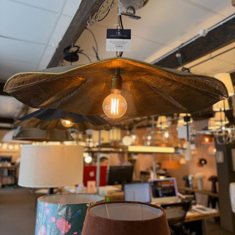 Interior Pendant Melville Ceiling Pendant Hammered - CLEARANCE (Ex-display)