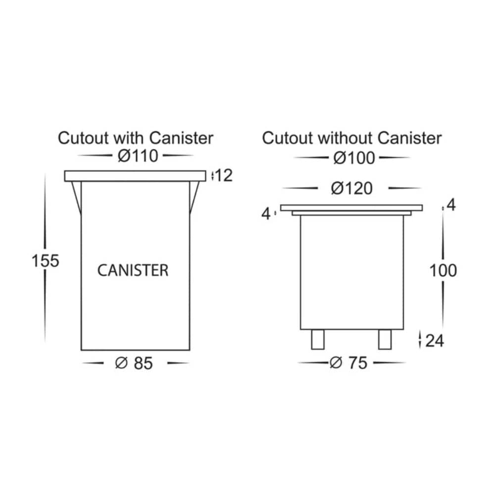 Inground METRO Inground Uplighter - 12V