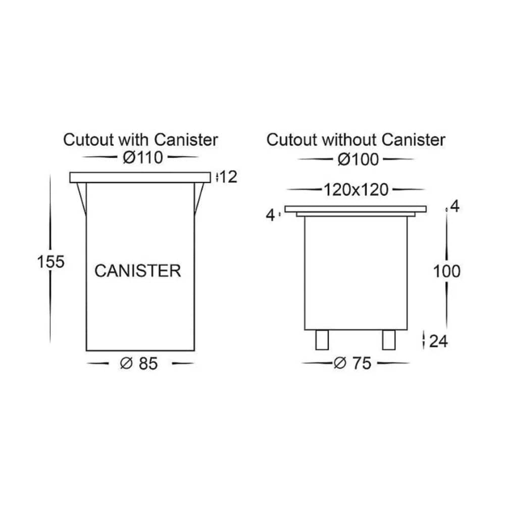 Inground METRO Inground Uplighter - 12V