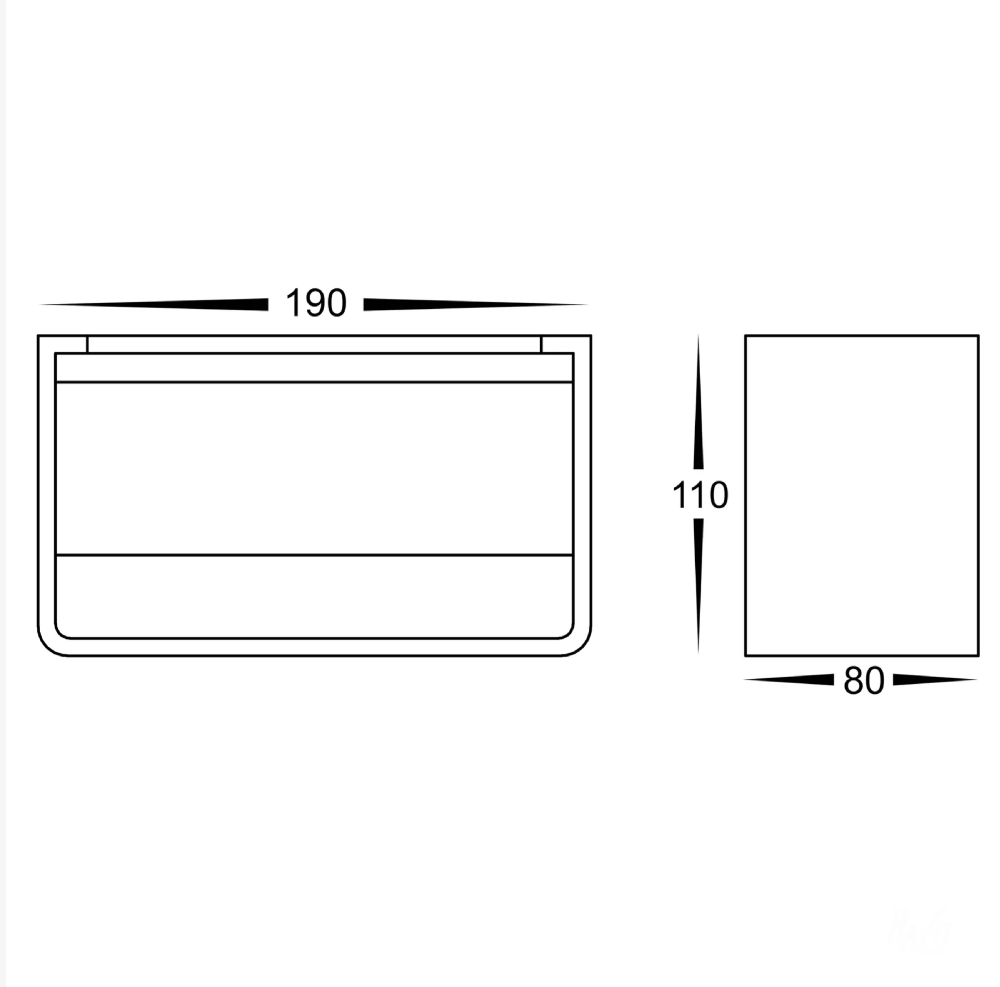 Exterior Wall Light Mia Up & Down Wall Light