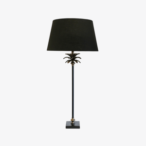 Table Lamps Miami Black & Brass Lamp Base