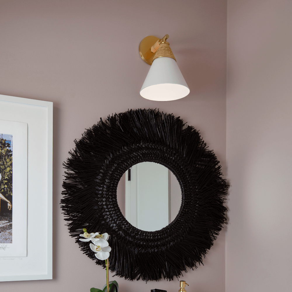 Interior Wall Light / Sconce Mica Wall Sconce